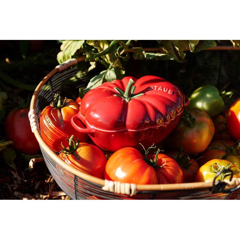 Staub Ceramic 16-oz Petite Tomato Cocotte - Cherry Staub Ceramic 16-oz Petite Tomato Cocotte - Cherry
